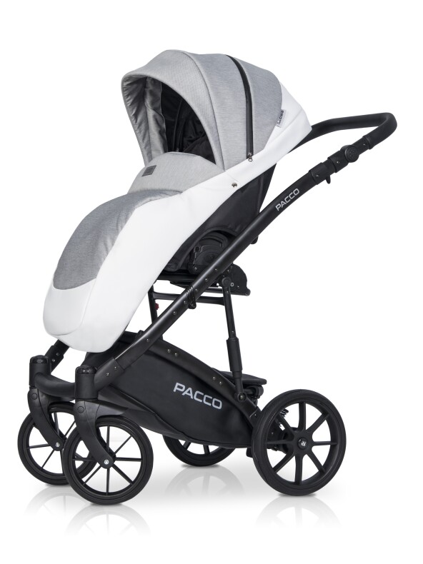 Коляска Riko Basic Pacco 2 в 1 цвет 05 Grey Fox (серый-белый)